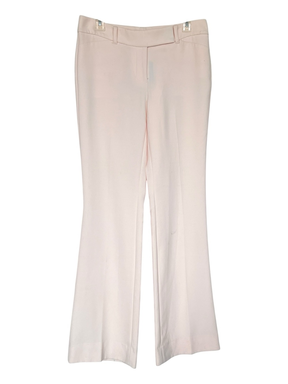 White House Black Market Pale Pink Boot Cut Dress Pants Size 4R